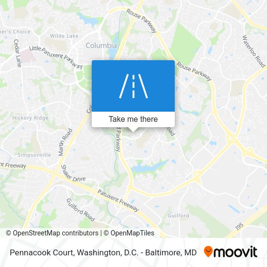 Pennacook Court map