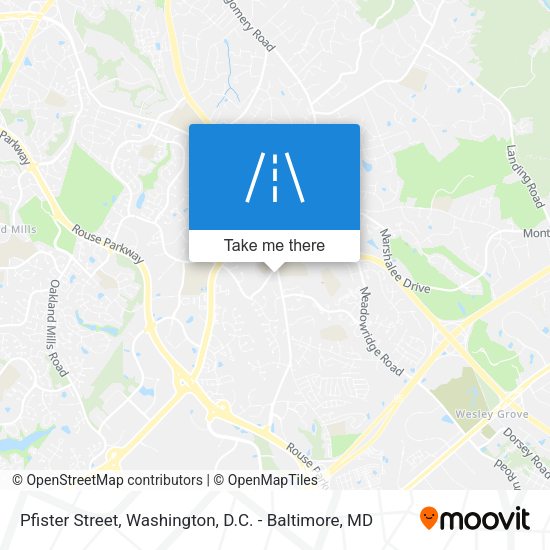 Mapa de Pfister Street