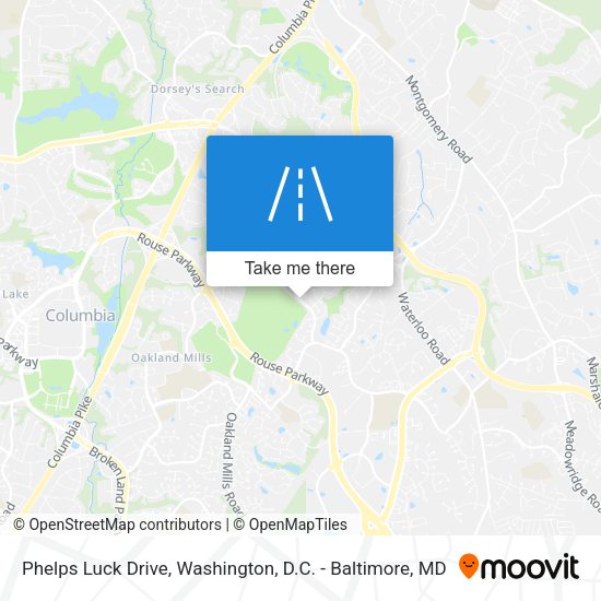 Phelps Luck Drive map