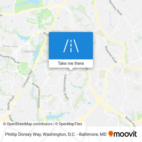 Phillip Dorsey Way map