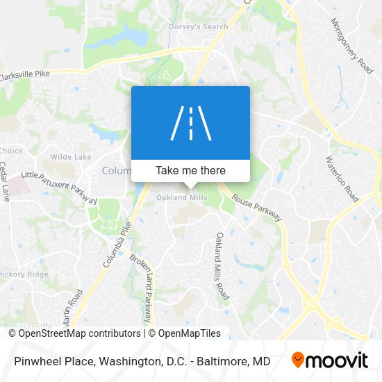 Pinwheel Place map