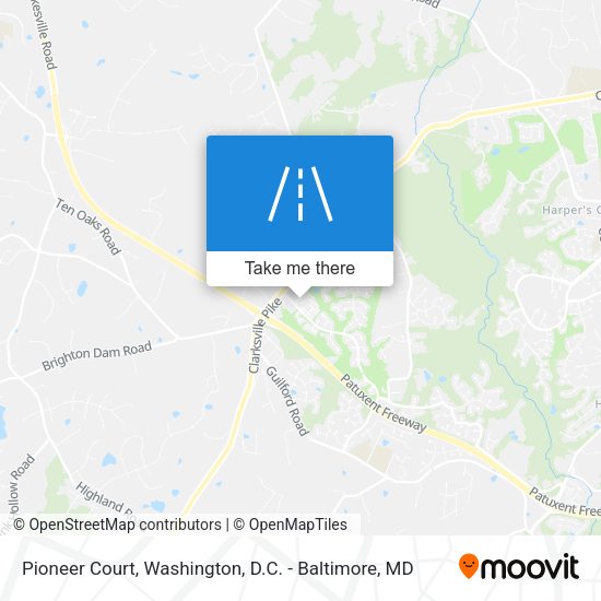 Pioneer Court map