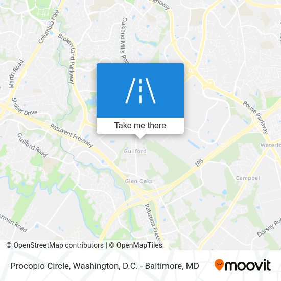 Procopio Circle map