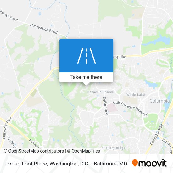 Mapa de Proud Foot Place