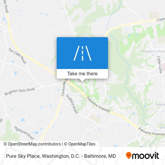 Pure Sky Place map