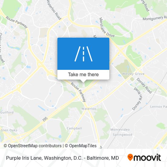 Mapa de Purple Iris Lane