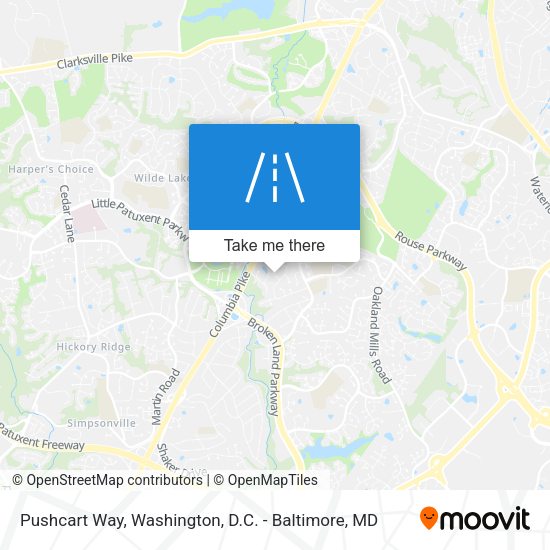Pushcart Way map