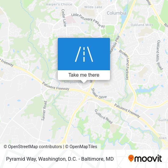 Mapa de Pyramid Way