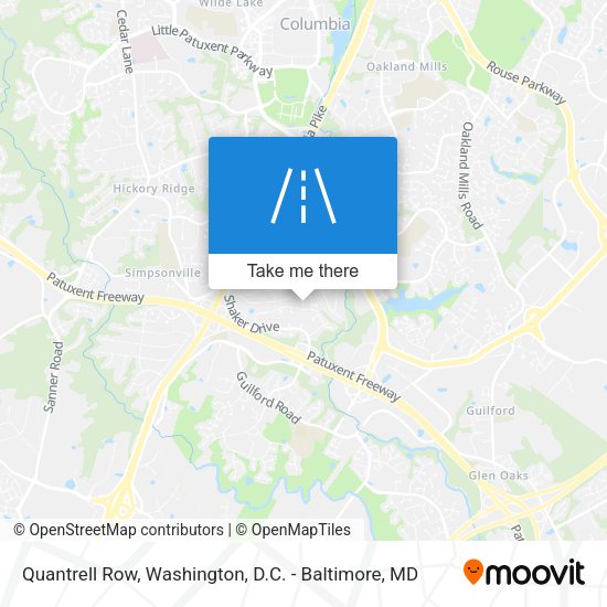 Quantrell Row map