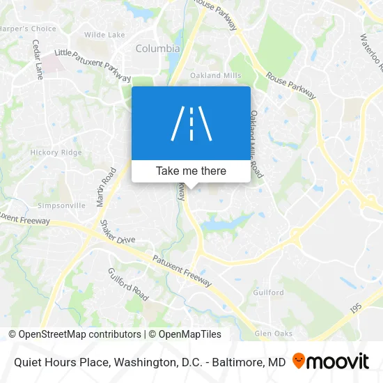 Mapa de Quiet Hours Place
