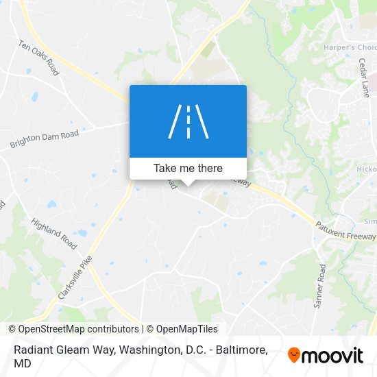 Mapa de Radiant Gleam Way