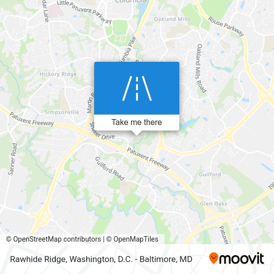 Rawhide Ridge map