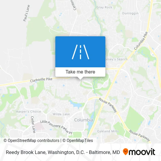 Reedy Brook Lane map