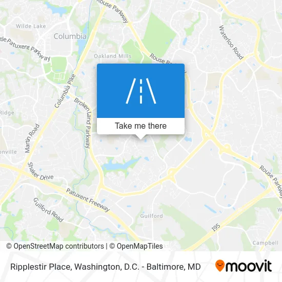 Ripplestir Place map