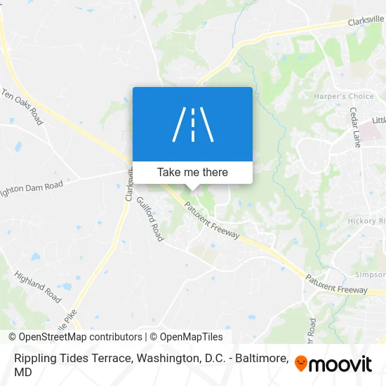 Rippling Tides Terrace map