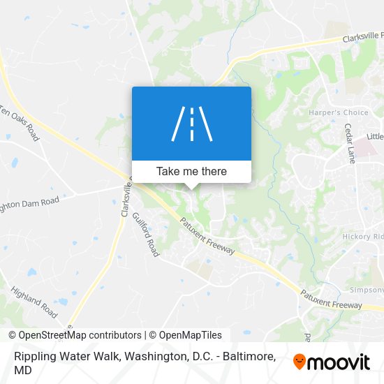 Mapa de Rippling Water Walk