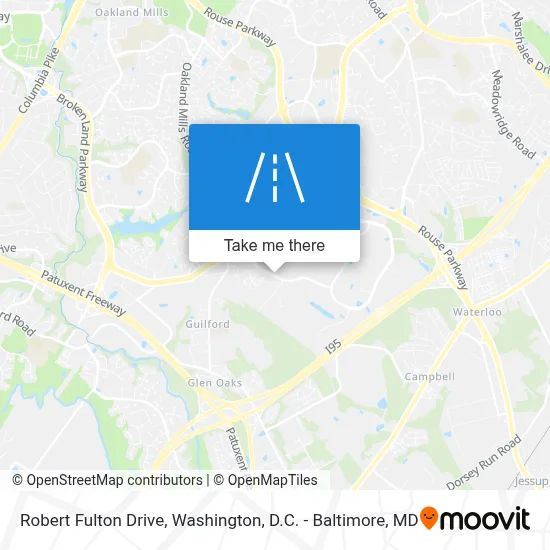 Robert Fulton Drive map