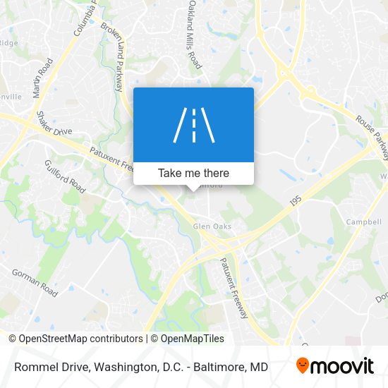 Rommel Drive map