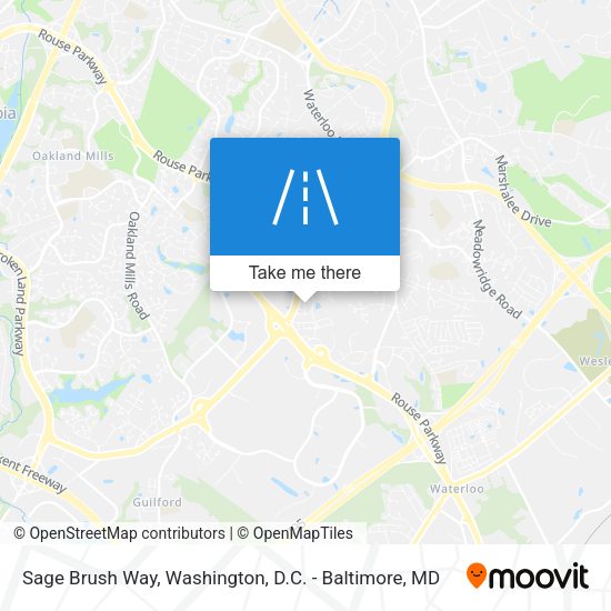 Mapa de Sage Brush Way