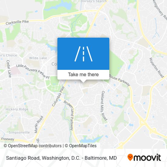 Santiago Road map