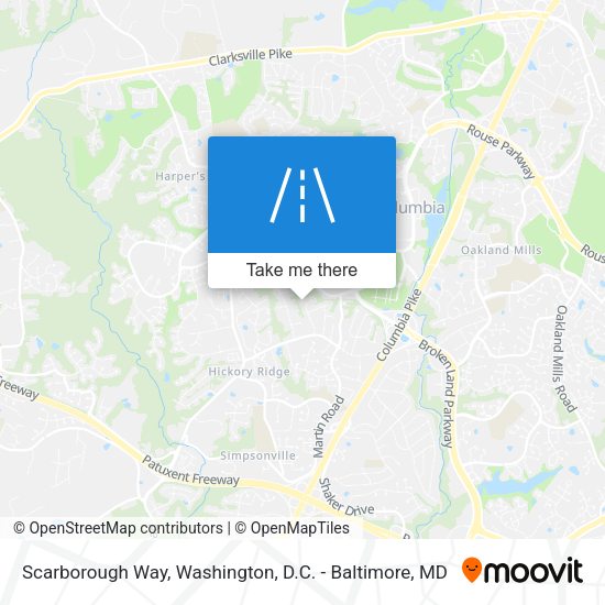 Scarborough Way map