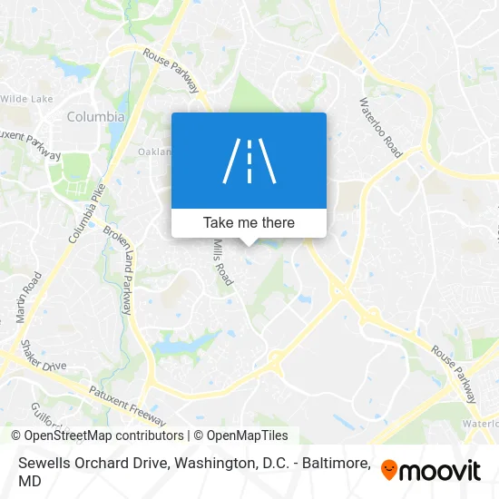 Sewells Orchard Drive map