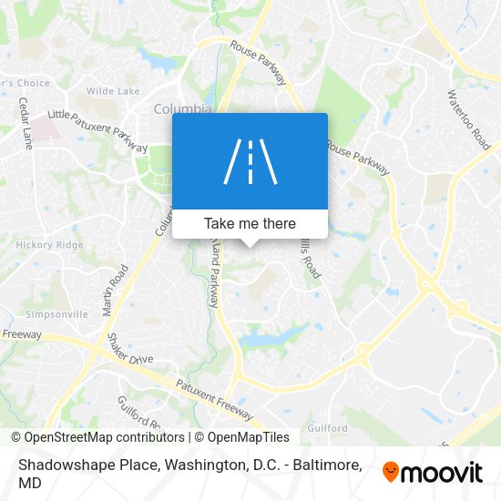 Shadowshape Place map