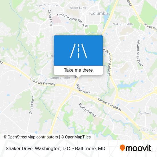Shaker Drive map