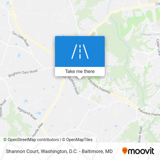 Shannon Court map