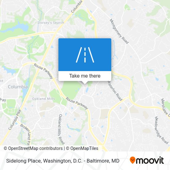 Mapa de Sidelong Place