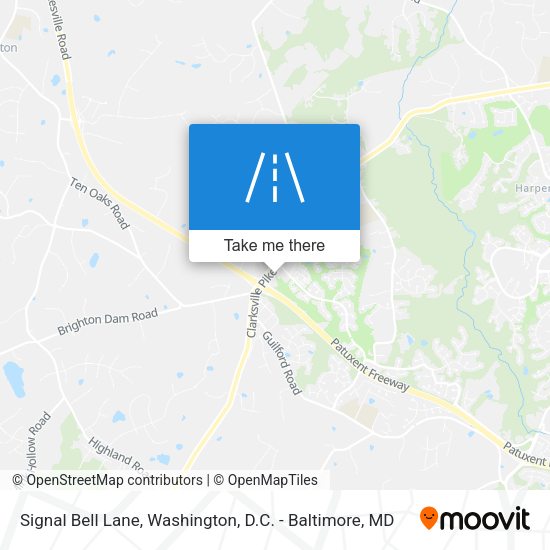 Signal Bell Lane map