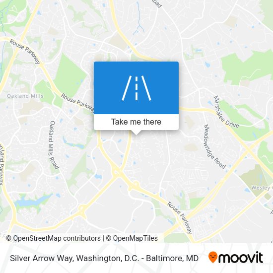 Silver Arrow Way map