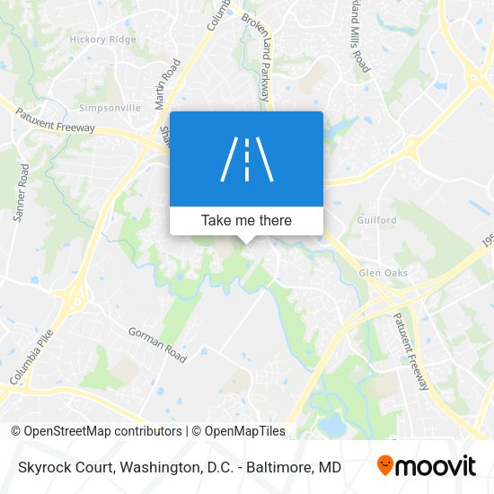 Skyrock Court map