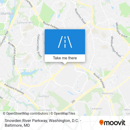 Mapa de Snowden River Parkway