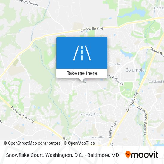 Snowflake Court map