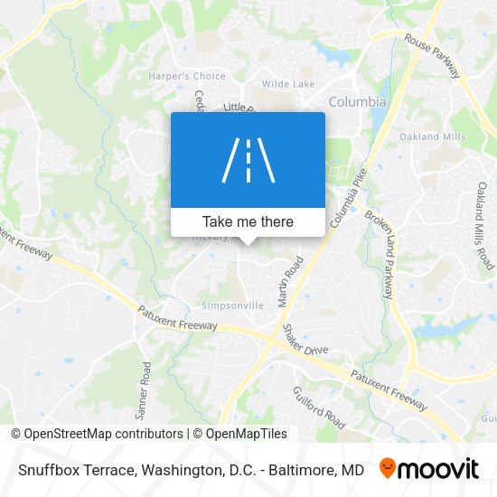 Mapa de Snuffbox Terrace