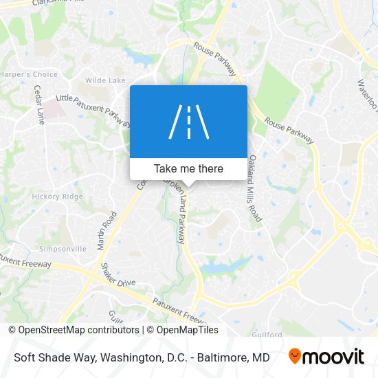 Soft Shade Way map