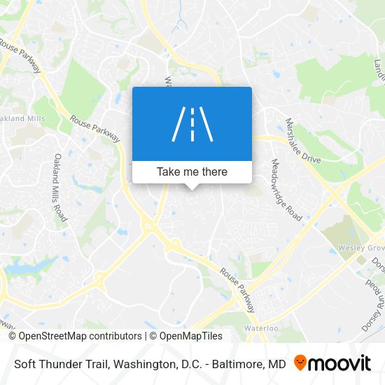 Soft Thunder Trail map