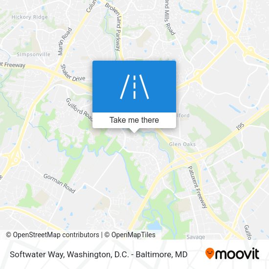 Mapa de Softwater Way