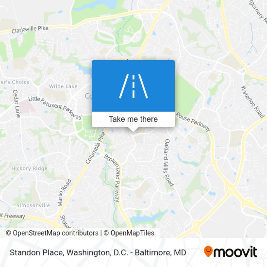 Standon Place map