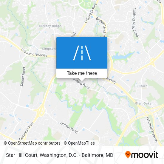 Star Hill Court map