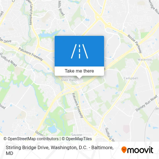 Stirling Bridge Drive map