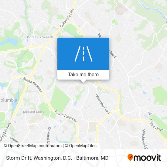 Storm Drift map