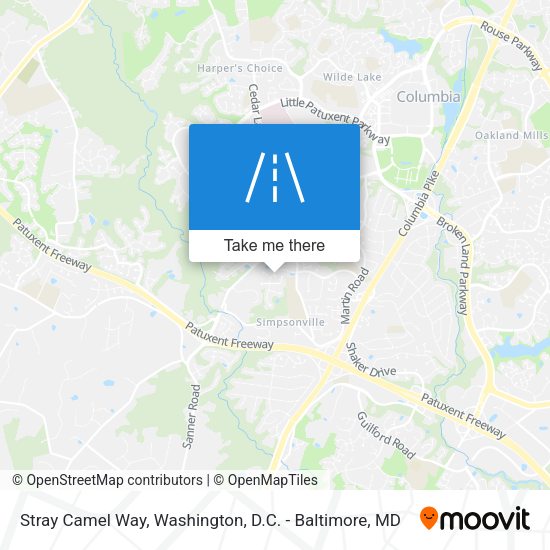 Mapa de Stray Camel Way