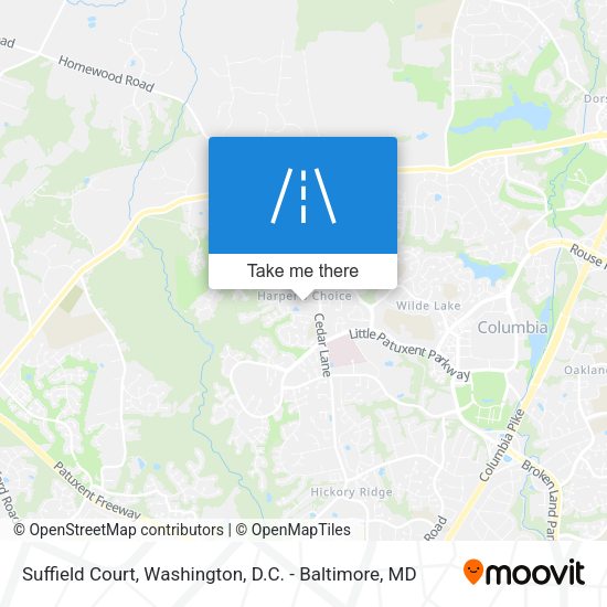 Suffield Court map