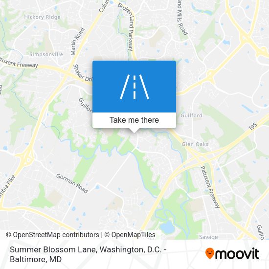 Mapa de Summer Blossom Lane
