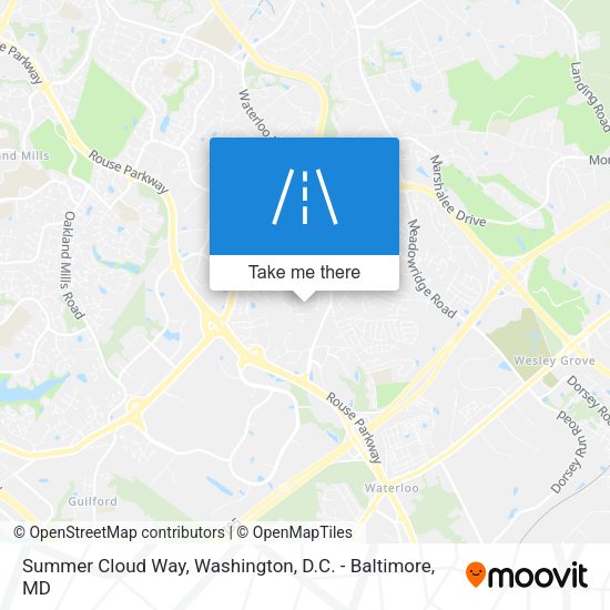 Summer Cloud Way map