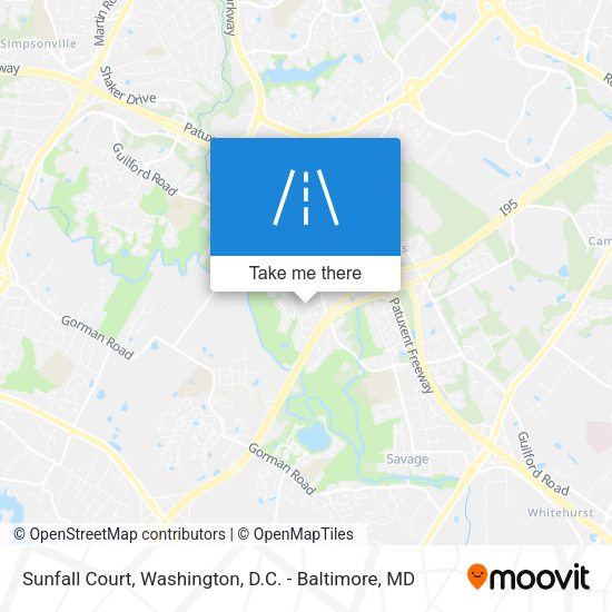 Sunfall Court map