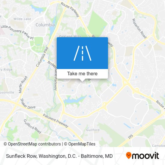 Sunfleck Row map