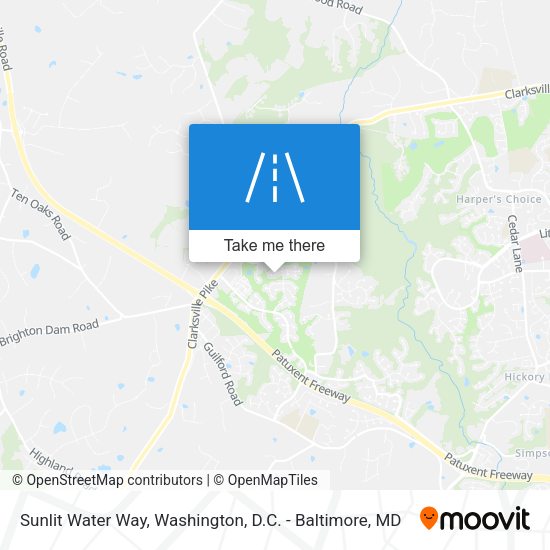 Sunlit Water Way map